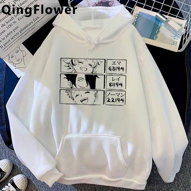 The Promised Neverland Hoodies Male Korea Printed Male Hoody Sweatshirts  Streetwear