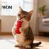 Cute Simulation Food Toys Plush Cat Chew Toy, Sugarcoated Haws Stick Design, Kitten Teething Stimulating for Indoor Cats Stuffed Toy Biting,