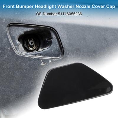 Front Right Side Bumper Headlight Washer Nozzle Cover Cap for BMW M5 Gloss Black