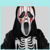 Eng, bloeddruipend schreeuwmasker voor Halloween-kostuumfeesten en thema-evenementen