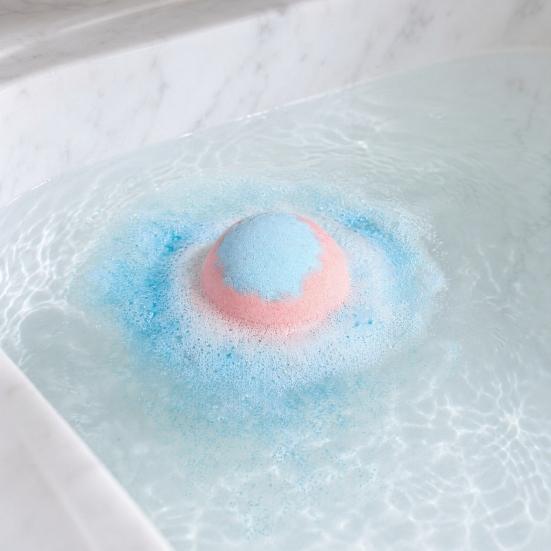 6Pcs Salt Bath Bombs with Toy Inside, Handmade Plants Extract Essential Oils Fizzies Balls, Dry Skin Moisturizing Shower Ball, Gift for Kids