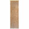 VidaXL Rideau de porte contre insectes Bambou 56 x 185 cm