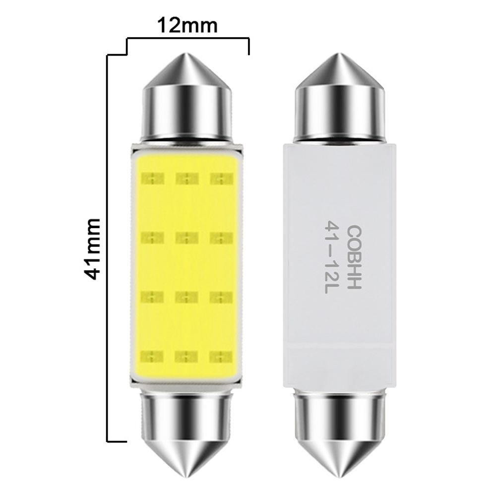 Automotive LED Dual Row Reading Lights High Brightness Overhead Lights COB Indicator Lights Automotive Lighting Accessories
