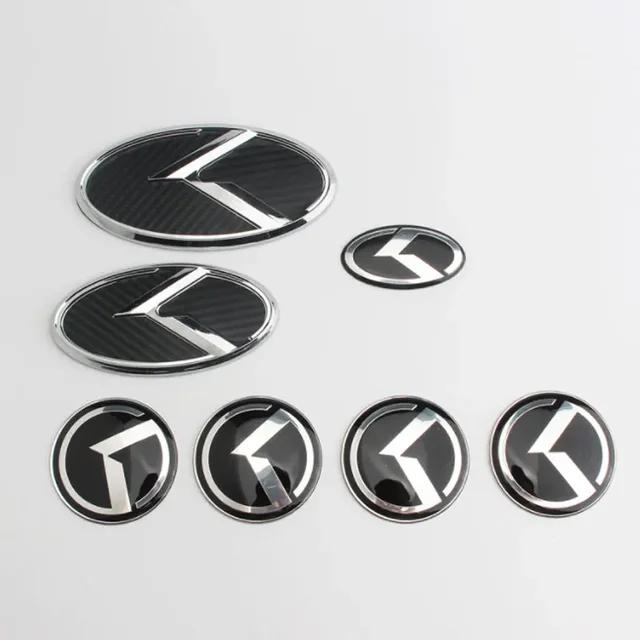 7 piece set For Kia K5 K3 K2 K4 Sorento modified herringbone car stickers wheel logo modified universal accessories decal