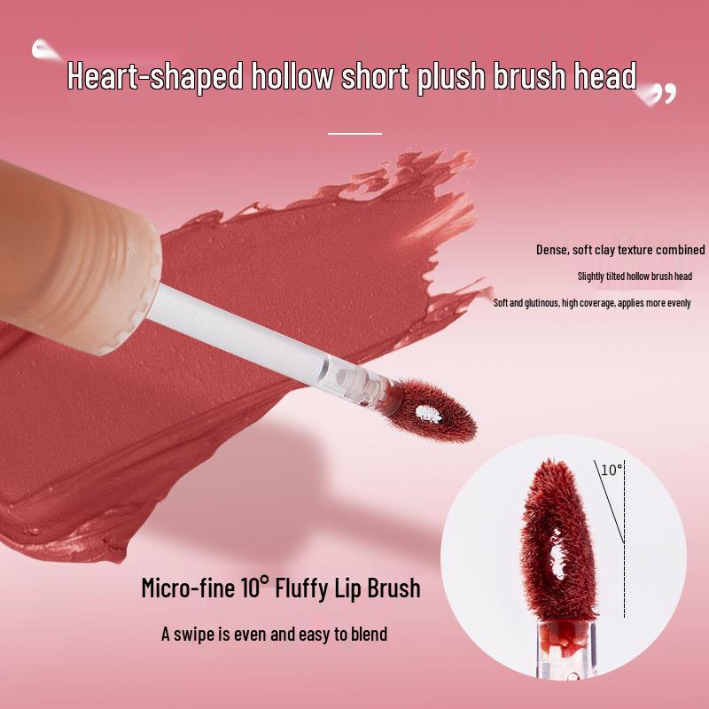 Honey Beam Soft Matte Lip Mousse - Milk Coffee Nude, Long-lasting, Non-Stick, Student-Friendly