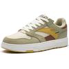 Textile, Synthetic Leather Wear Resistant And Lightweight Low Top Skateboard Shoes Men's White Green 112238066-3