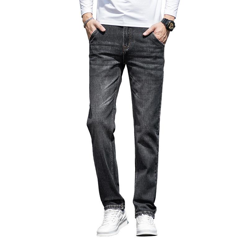 2024 Высококачественные весенние и осенние новые джинсы мужские модные брендовые модные — фото 6