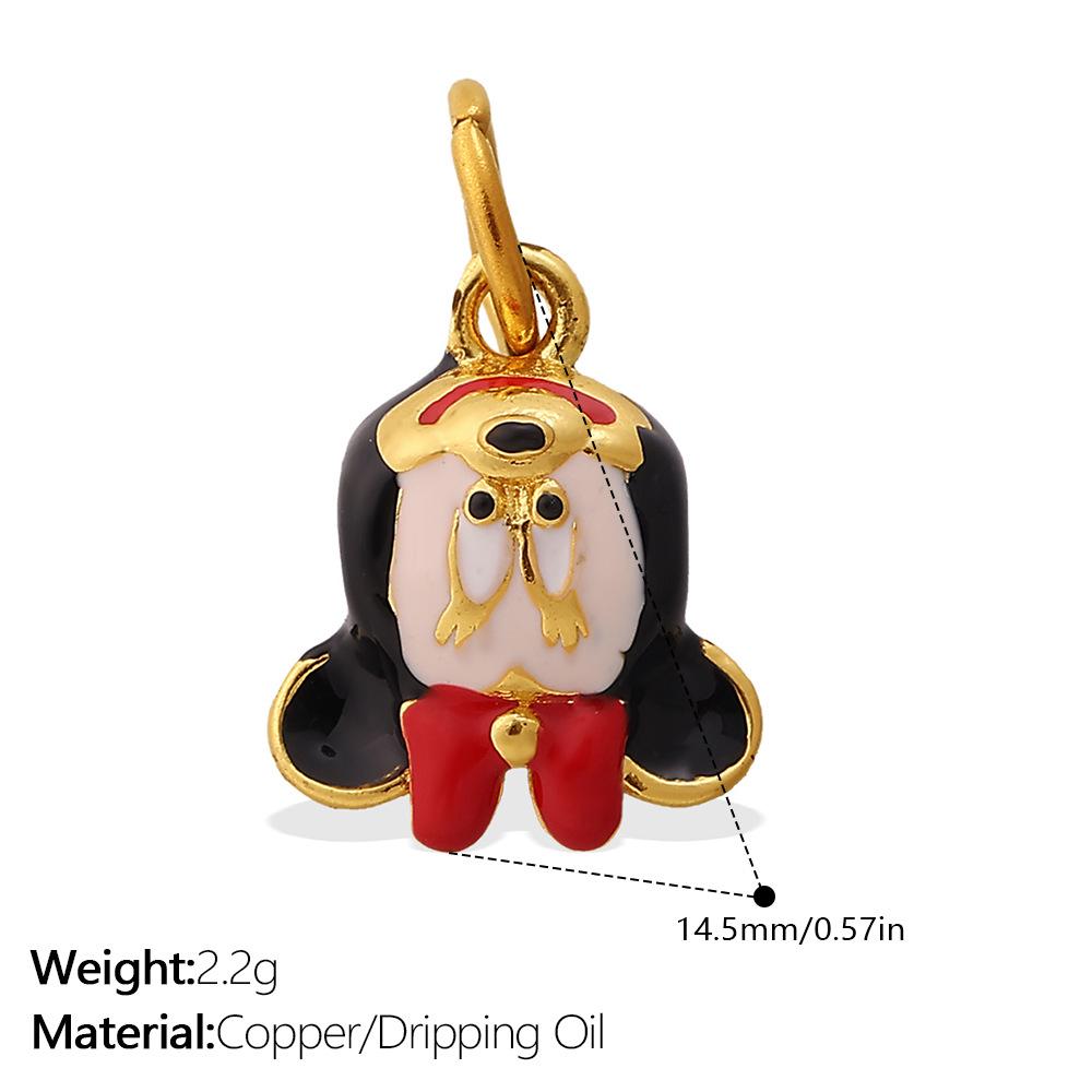 Cartoon Color Oil Drop Pendant Accessories Cute And Diverse Ice Cream Flower Diy Earrings Pendant