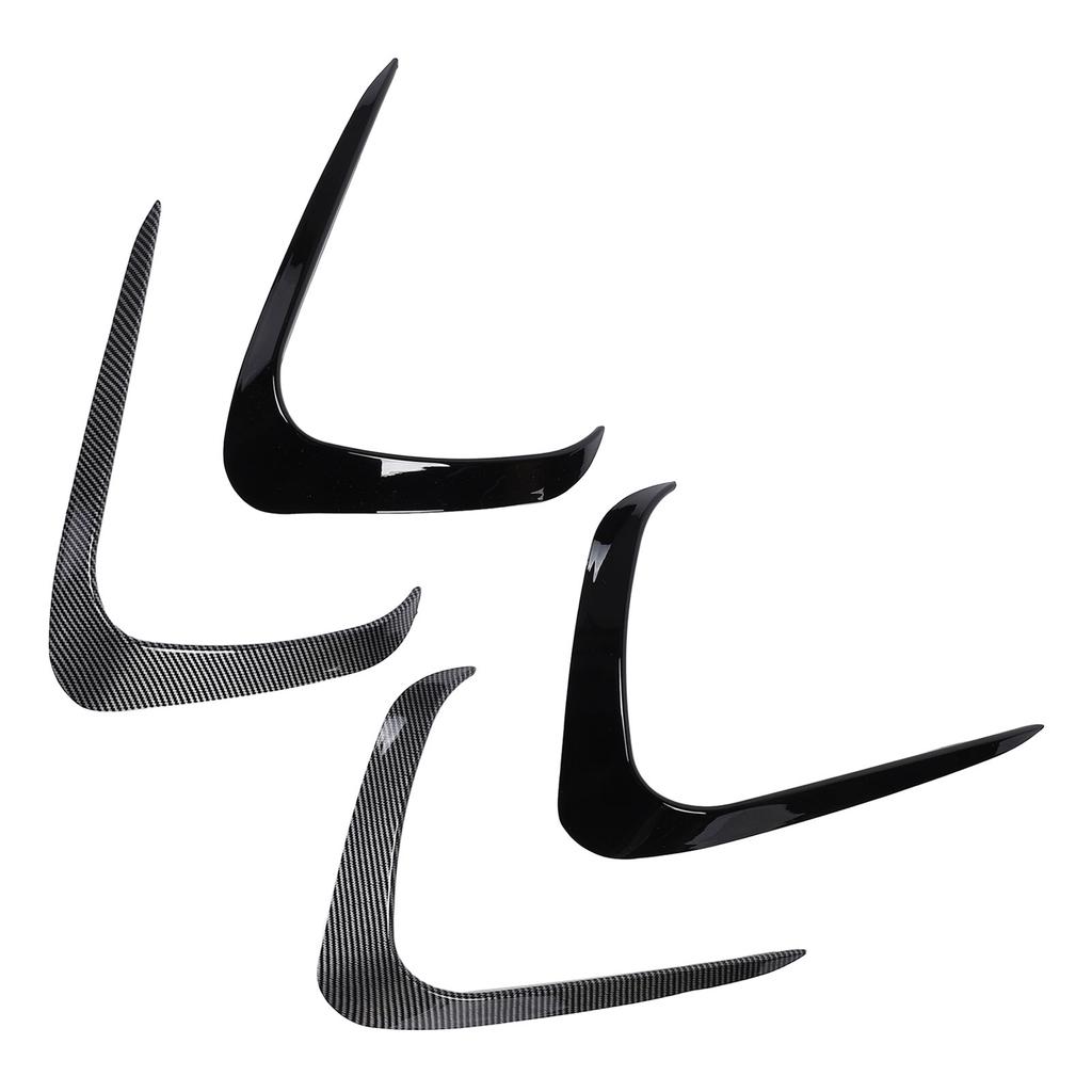 1 Pair Front Air Vent Splitter Enhanced Aerodynamics Sporty Look Increased Downforce Bumper Splitter