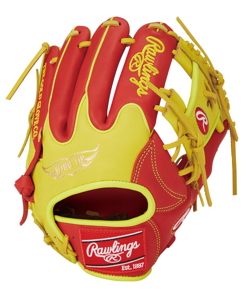 

Бейсбольная перчатка Rawlings для взрослых HOH MLB COLOR SYNC Размер для левой руки, софтбол, размер, GR5HMN52W, Алый/Желтый [Инфилдер], 11.25 (Правосторонняя подача,