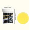 Car Tire Shine Black Shine 150ml Tyre Polishing Paste Cleaning And Blackening With Sponge Applicator For Truck Motorcycle RV