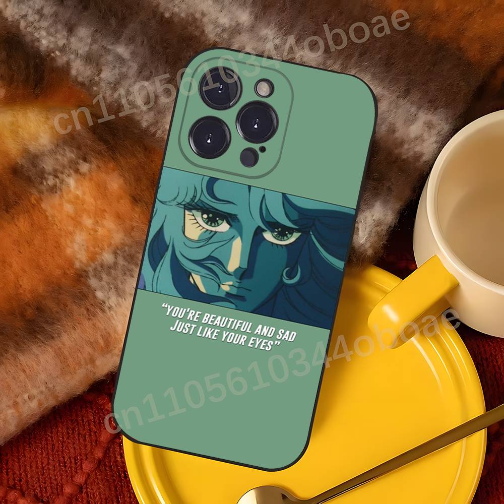 Rose of V-Versailles Lady Oscar Phone Case For iPhone 17,16,15,14,13,12,11,Pro,Max,Plus Shockproof Cover
