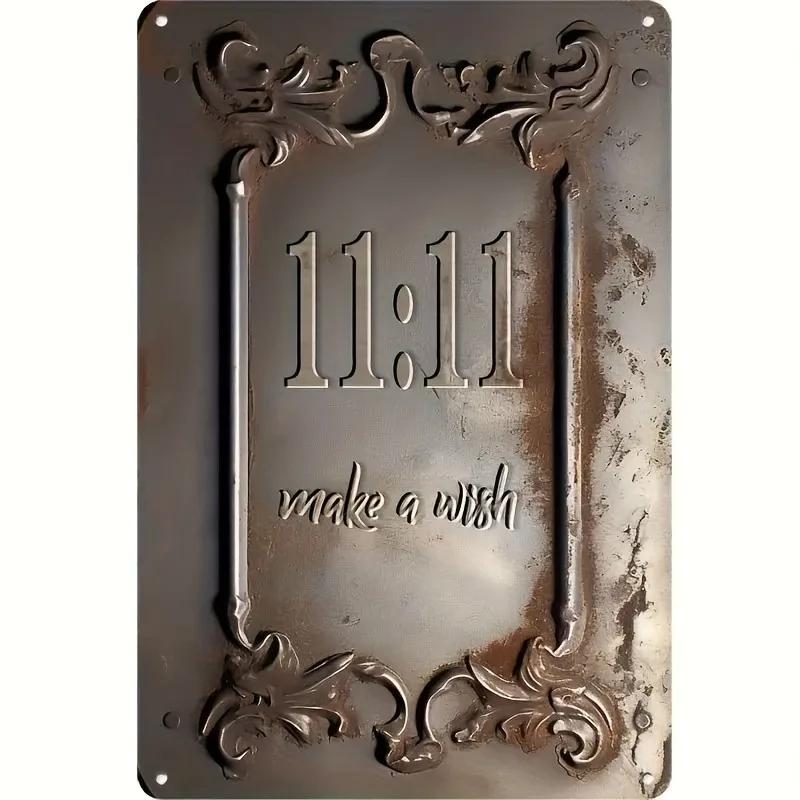 Metal Tin Poster Visual Effect Wall Art Decor Art Painting Retro Plaque Poster for Bar Club Wall Decor Retro Home Wall Plate