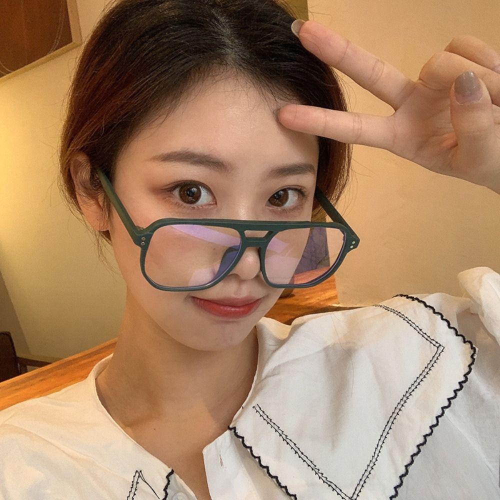 Retro Computer Glasses Women Men Square Eyeglasses New Anti Blue Light Glasses