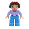 Big Building Blocks Boy Girls Family Policemen Figures Doll Compatible Duplos Children Kids Self Locking Bricks Assemble Toys