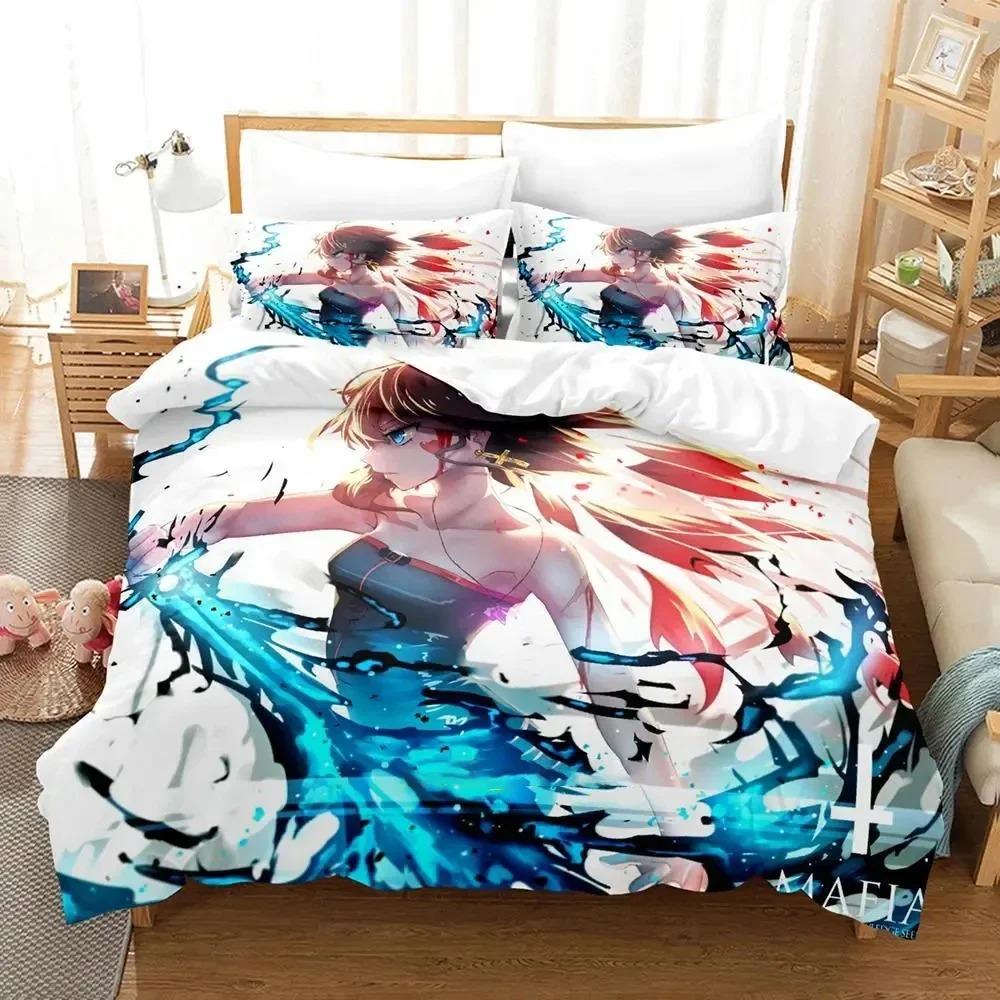 Anime Pixiv Fantasia T Bedding Set Duvet Cover Bed Set Quilt Cover Pillowcase Comforter King Queen Size Boys Adult Bedding Set