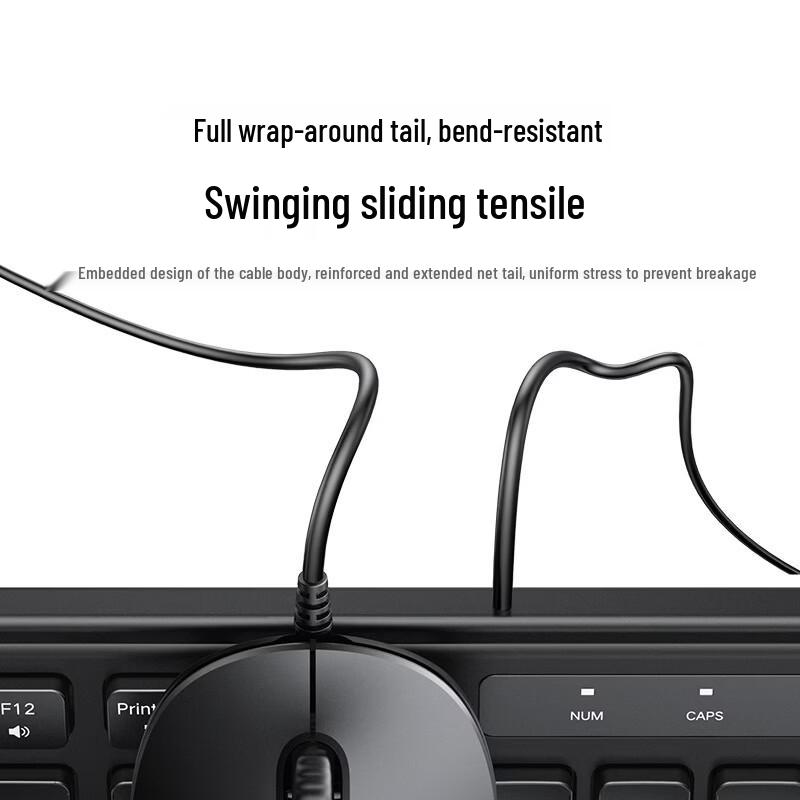 UGREEN Wired Silent Office Keyboard and Mouse Combo