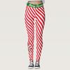 Fashion Christmas Print Fitness Sports Hip Lifting High Waist Bottom Pants Women Yoga Pants