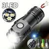 Mini COB LED Flashlight with Clip Magnetic Tail USB Rechargeable Portable Emergency Pocket Torch for Camping Car Repair Outdoor