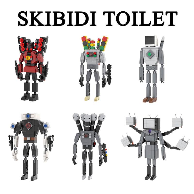 Skibidi Tv Toilet Man Computerman Projector Female Tv Building Blocks Toy Puzzle