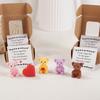 Handmade Mini Bear Little Bear In A Box My Little Worry Bears Mini Pocket Bears Hug With Emotional Uplifting Keepsake For Lovers