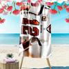 Tom Brady Print Beach Towel, Large Soft Quick Dry Towel for Beach Camping Swimming