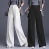 Women's 2026 High-Waisted Wide-Leg Lyocell Pants - Fashionable Loose-Fit Trousers with Elegant Drape