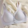 Front-hook Large Size Ultra-thin Breastfeeding Bra with Gathered Breasts and Breathable and Comfortable Wire-free Bra