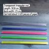 10 Pcs Binder Clips Pull Lever Rod Clips Transparent Thickened Sucker Rod Clamp  Book Cover