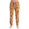 Women's Christmas Print Cuffed Jogger Pants with Pockets Casual Pants