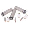 1Set 24Kd  Coating Protection Nozzle 0.8/1.0/1.2Mm Mig Torch Gas Nozzle Tip Holder Of 24Kd Mig Mag Welding Torch