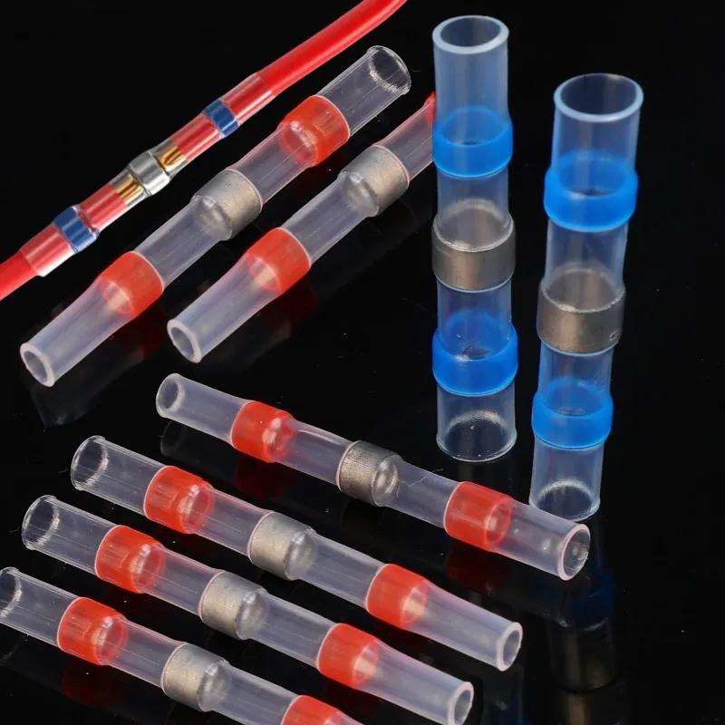Waterproof Solder Seal Heat Connector Shrink Butt Connectors Lug Terminals Electrical Wire Car Insulated Terminal 10-50Pcs