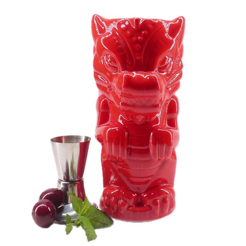 Figurines Desk Decoration Tiki Cup Creative Statue Ornaments Home Accessories Living Room Decoration Home Decoration Accessories