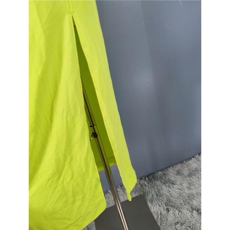 Foreign Trade Order R's Sexy Oblique Collar Chest Leakage Slim Fit Slimming Personality White Fluorescent Beautiful Elegant Royal Sister Dress