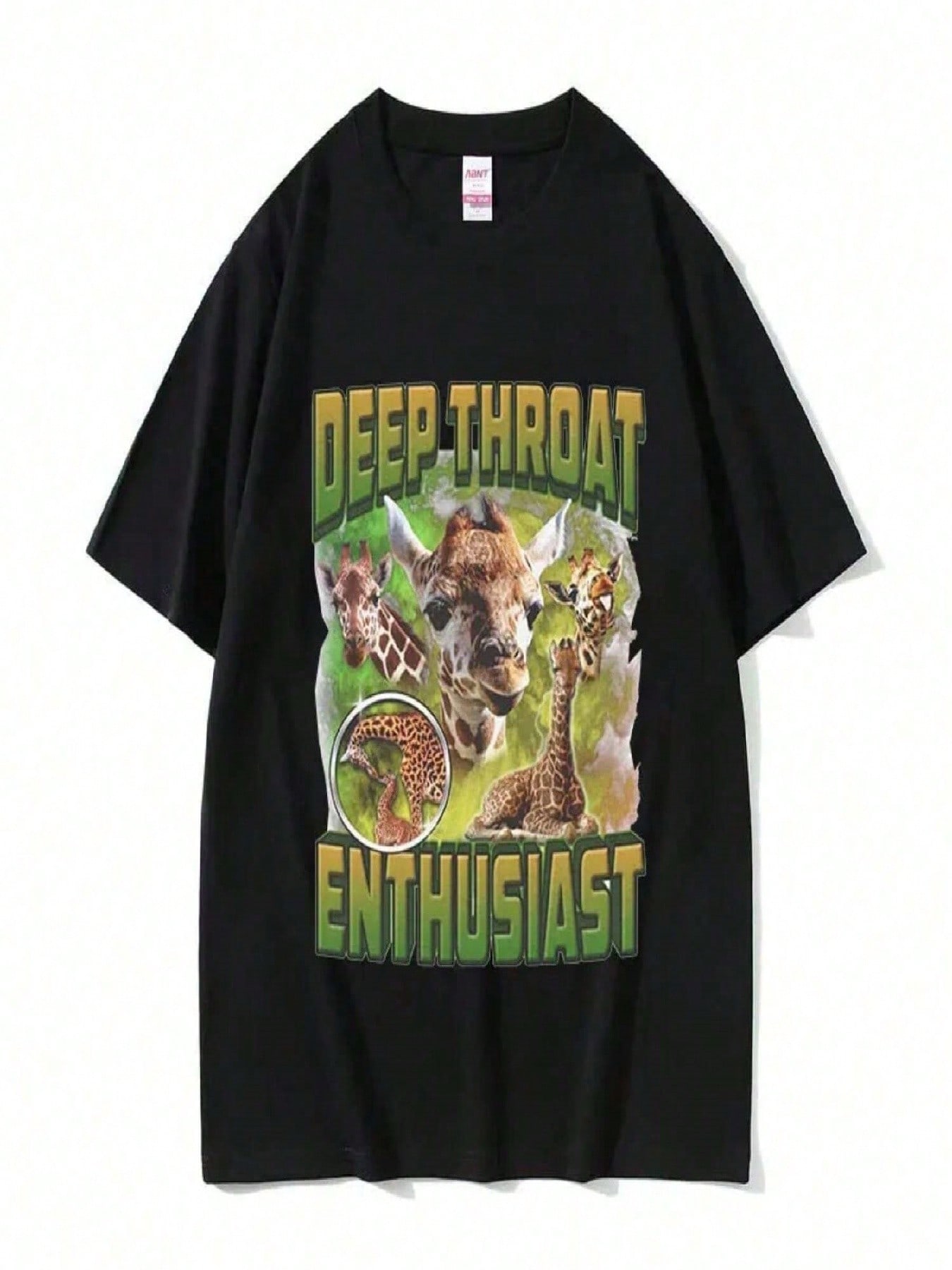 Funny Deep Throat Enthusiast Meme T Shirt unisex s Wounisex Retro High Quality Fashion T-Shirts Summer O-Neck Oversized Cotton T-Shirt S разноцветный