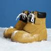 Men's and Women's High Top Snow Boots with Street Style Cool and Trendy Versatile and Fashionable