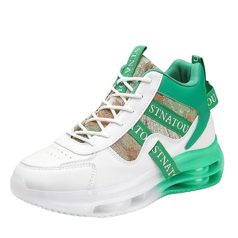 

Мужские кроссовки с высоким верхом осень и зима полная амортизация воздушной подушкой спортивные кроссовки для бега ученики средней школы подростки касу 45