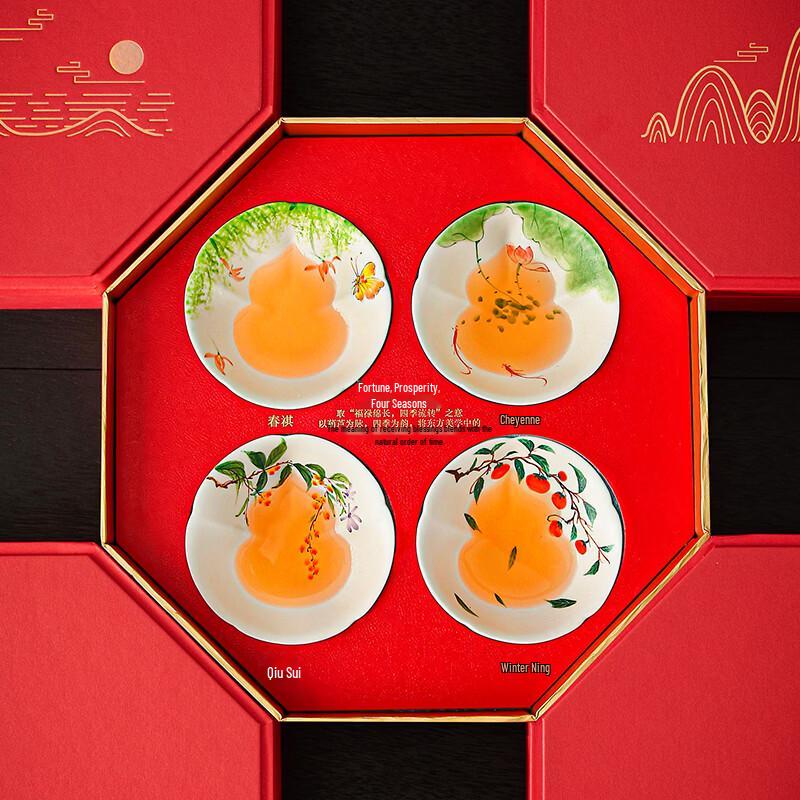 Songyun Hand-painted Ceramic Gourd Master Teacup