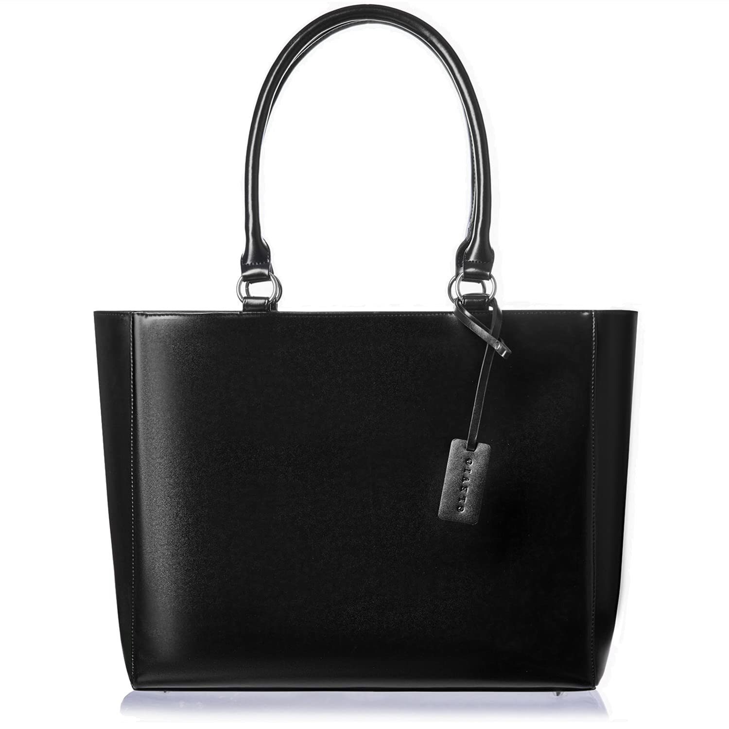 Sac fourre-tout fabriqué par un artisan de haut niveau Sac fourre-tout d'affaires Sac d'affaires Grande capacité Autoportant A4 Cadeau de fête [Grevio] Homme Père noir