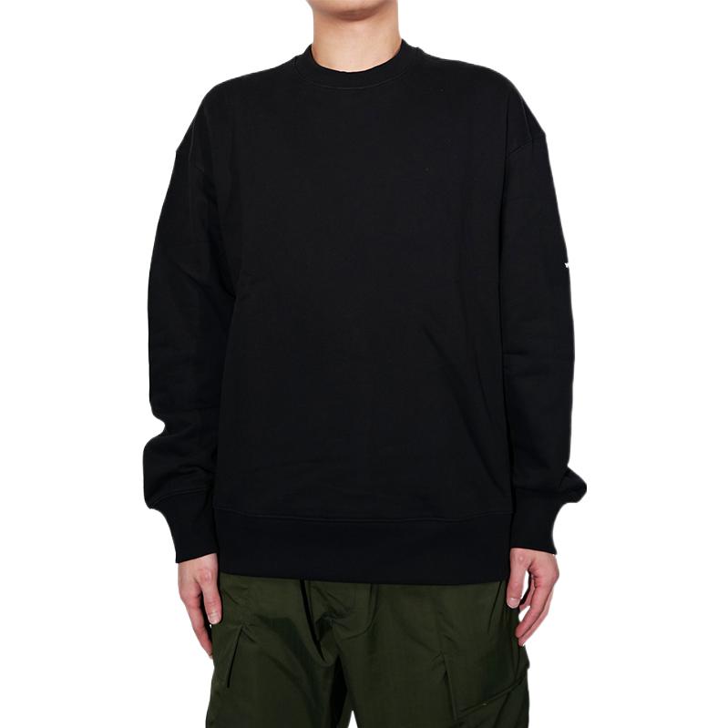 Y-3 logo print crew neck sweatshirt H44783