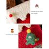 Christmas Gift Box Reindeer Xmas Tree Felt Box with Ribbon Multifunctional Plush Candy Treat Box for Small Gifts Snacks Christma