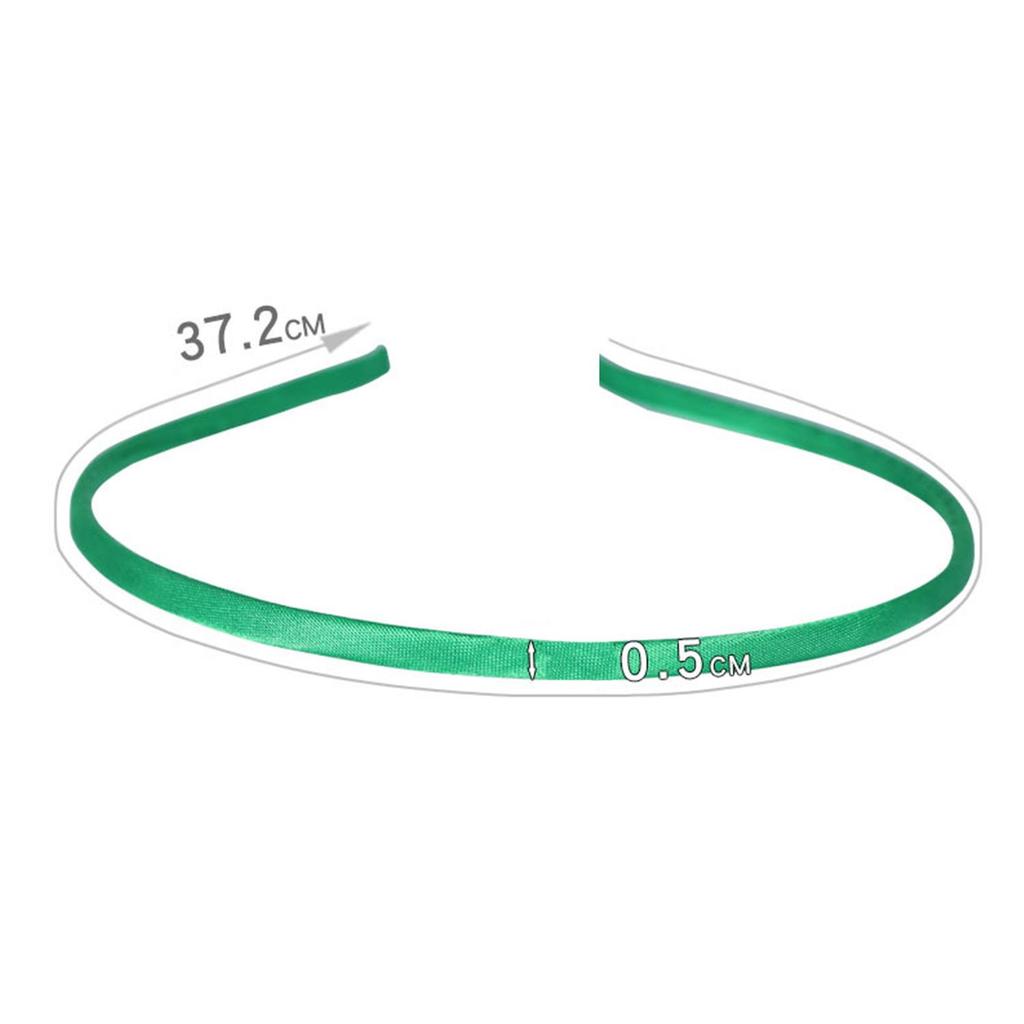 5mm Wide Colorful Thin Hairband Headdress Simple Basic Face-Washing Headband Temperament Hair Hoop Kid's Hair Accessories
