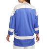 Nike Sportbekleidung Color Block Gestreiftes V-Ausschnitt Locker Geschnitten Raglanärmel T-Shirt Damen Oberteile IF0320-460