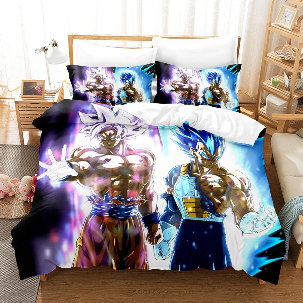 Digital Printing Three-Piece Animation Three-Piece Home Textile Bed Sheet Kit