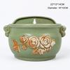 Vintage Kiln-Changed Glaze Ceramic Wall Hanging Planter