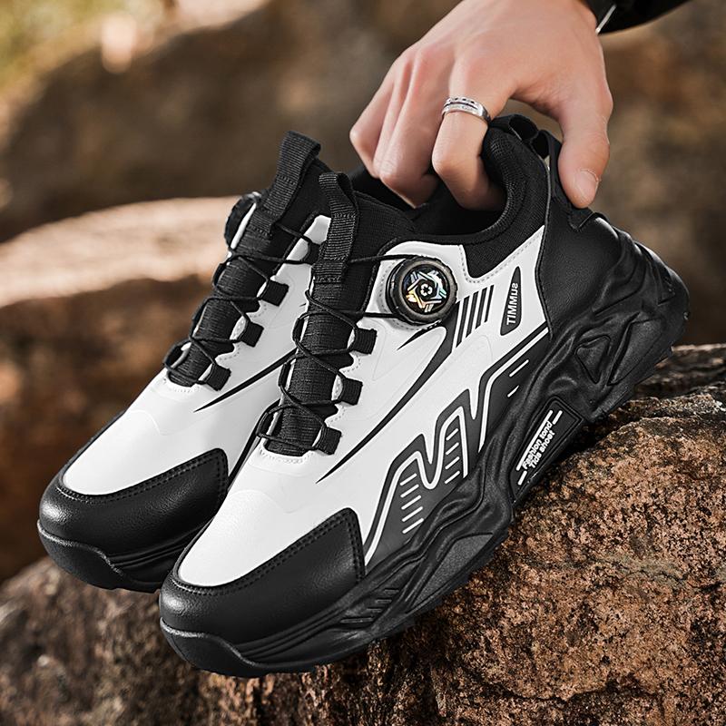 

Нове модне чоловіче низьке зручне взуття Four Seasons, дихаючі повсякденні кросівки 44 чорний/білий