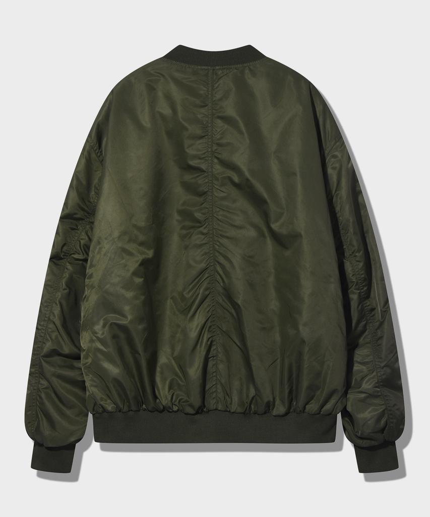 Jeep 2-Way Ma-1 Pocket Bomber Jacket Khaki (Jq5Jpu001Kh)