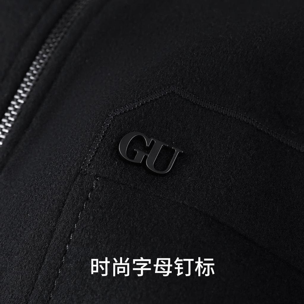 [Mulberry Silk&Sheep Wool] Business and Leisure Collar Wool Jacket, Warm and Versatile Top for Autumn and Winter