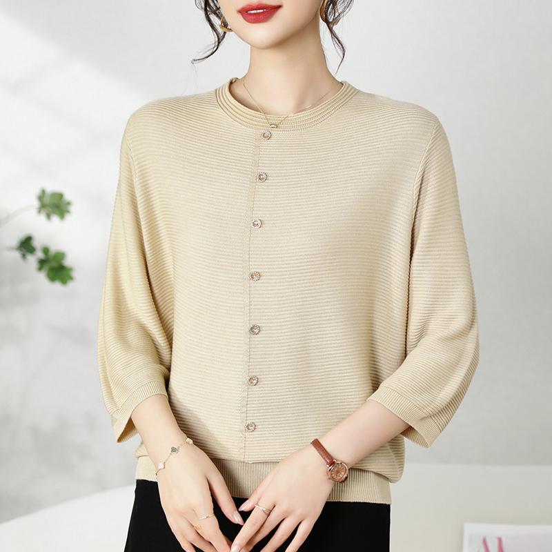 Qinghe Cashmere Women's 30% Cashmere Sweater - Soft & Warm Wool Blend Pullover