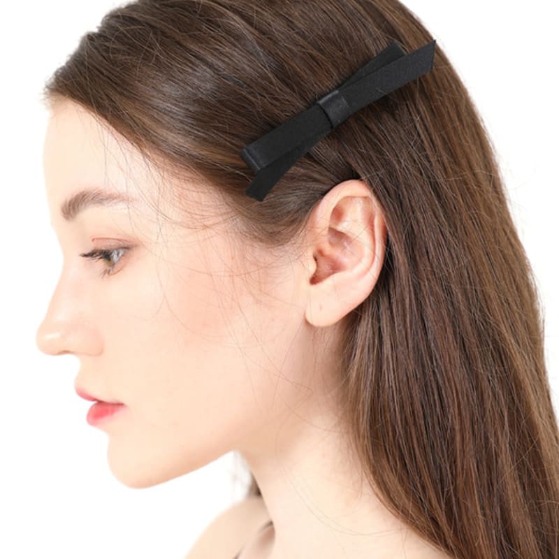 

CATTLINE Lovely Ribbon Hair Pin (Black) black free